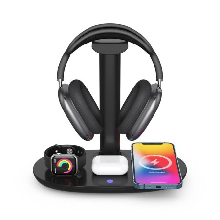 4 in 1 Wireless Charger Headphone Stand