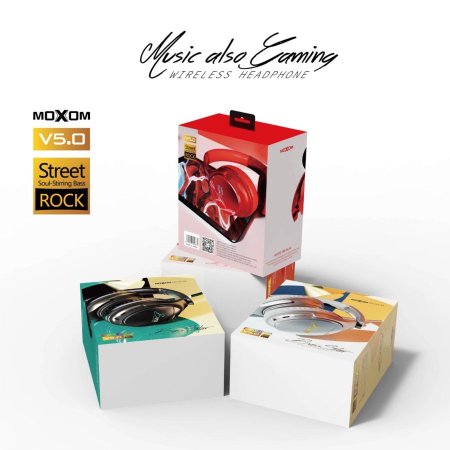 MOXOM MX-WL40 BassStar Wireless Headphone