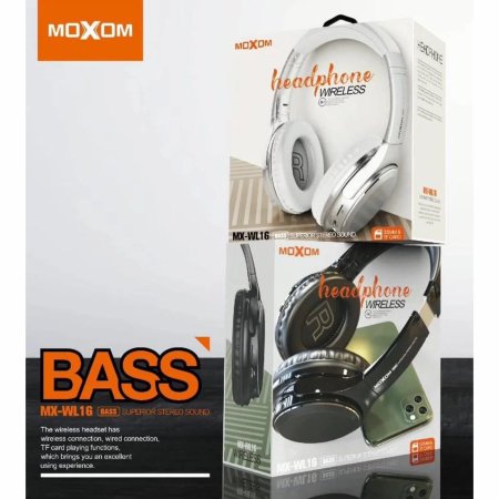 MOXOM HEADPHONE WIRELESS MX-WL16