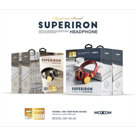 MOXOM MX-WL46 SuperIron Wireless Headphone